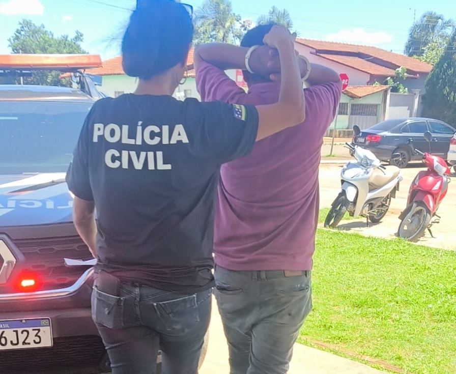 Polícia Civil prende suspeito por atear fogo em homem com gasolina em Uruaçu