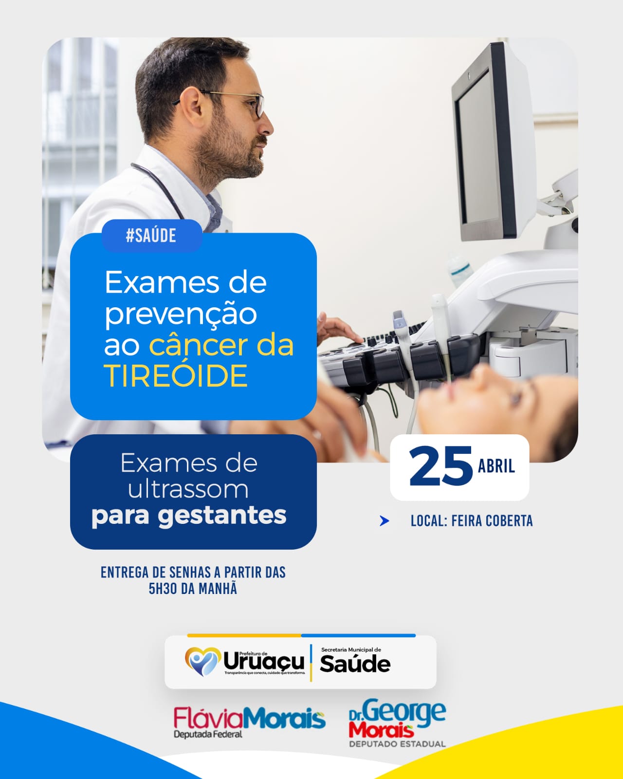 A Prefeitura de Uruaçu, por meio da Secretaria Municipal de Saúde, segue ampliando o acesso à prevenção e ao cuidado com a população