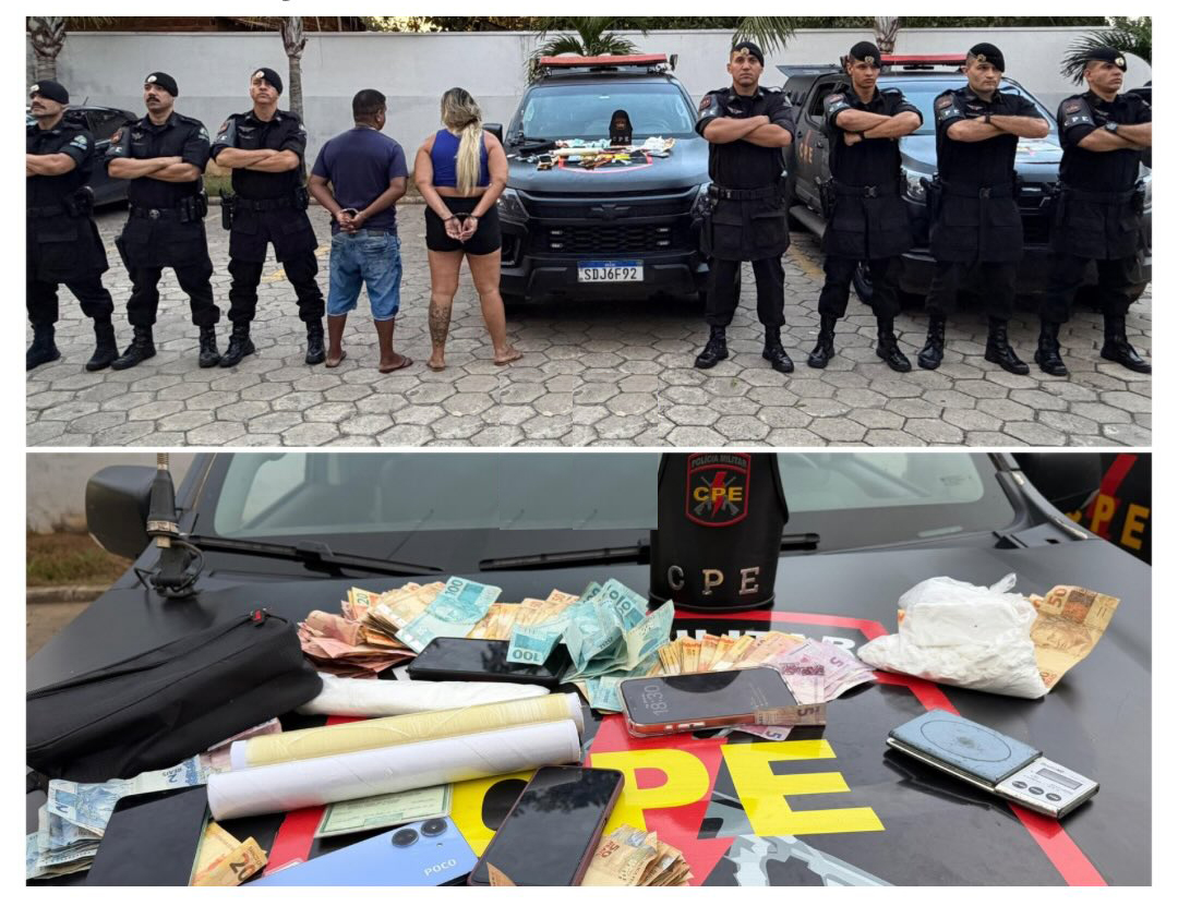 Operação integrada desarticula ponto de tráfico e apreende drogas em Uruaçu