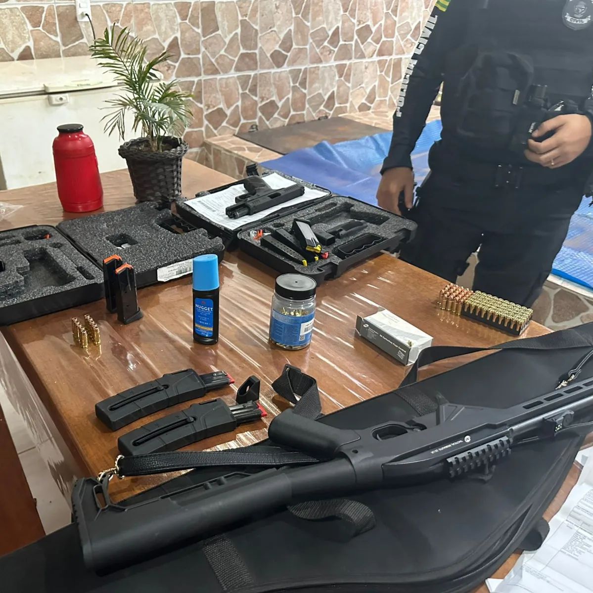 Polícia Civil Realiza Grande Ação Contra Tráfico de Armas em Goiás em São Luiz do Norte e Itapaci