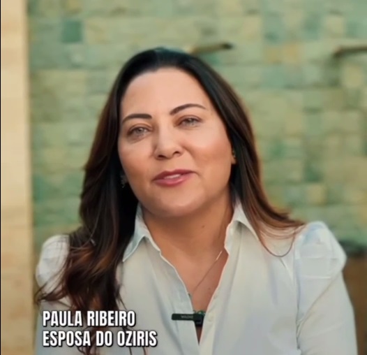 Paula Ribeiro destaca perfil de Oziris: “Ele é um homem visionário e tem um coração enorme”