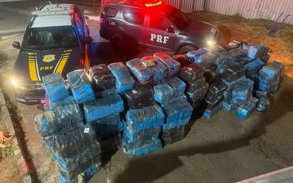 Super maconha apreendida em Cristalina é a maior carga encontrada pela PRF no Brasil em 2026