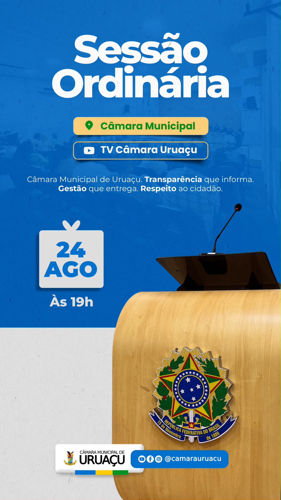 Sessão Ordinária 24 Agosto