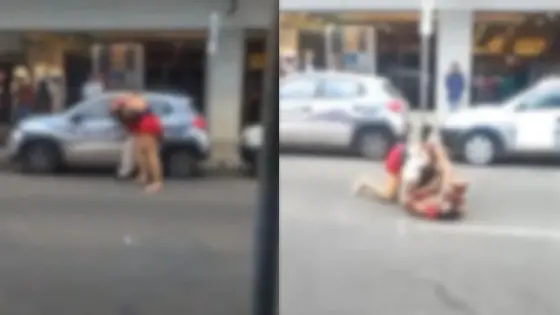 Confusão no centro de Anápolis termina em briga entre travesti e cliente