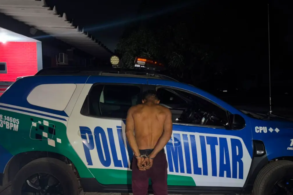 Porangatu: Homem é preso suspeito de invadir e vandalizar colégio estadual