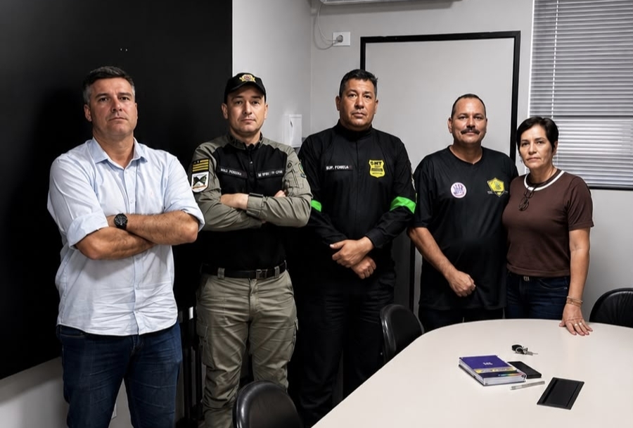 Forças de segurança discutem ações preventivas diante do aumento de motos elétricas em Uruaçu