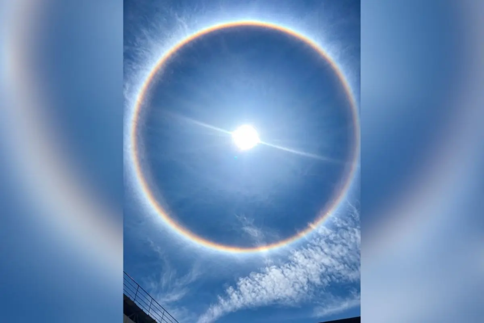 Vídeos e fotos do halo solar em Goiás viralizam nas redes sociais; confira