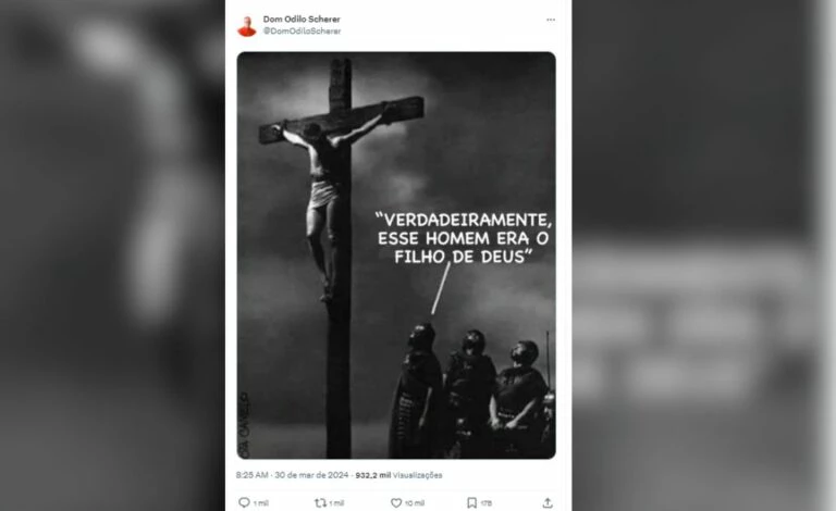 Arcebispo de São Paulo rebate publicação do MTST sobre Jesus
