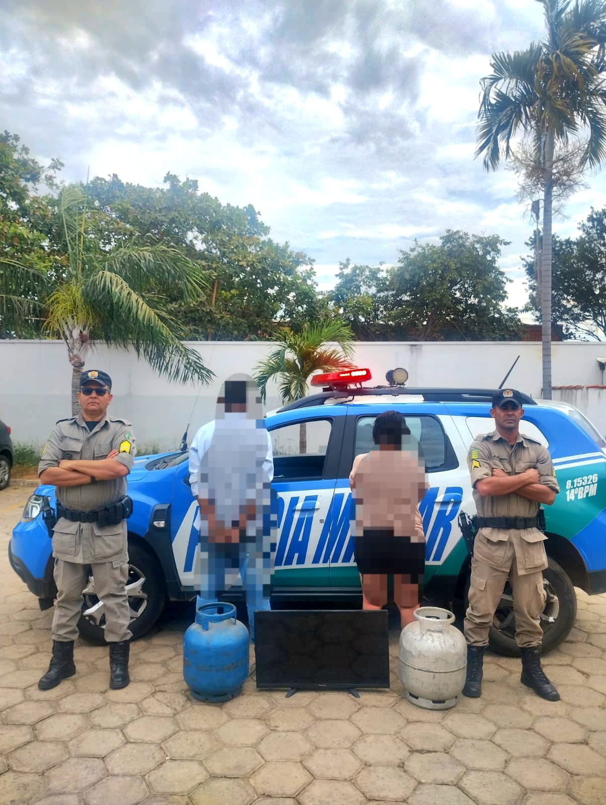 Em Uruaçu, a polícia prende uma mão lisa e recupera produtos furtados