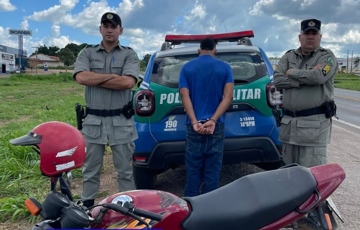 Ladrão que Havia Furtado Moto no Centro de Uruaçu é Preso Novamente