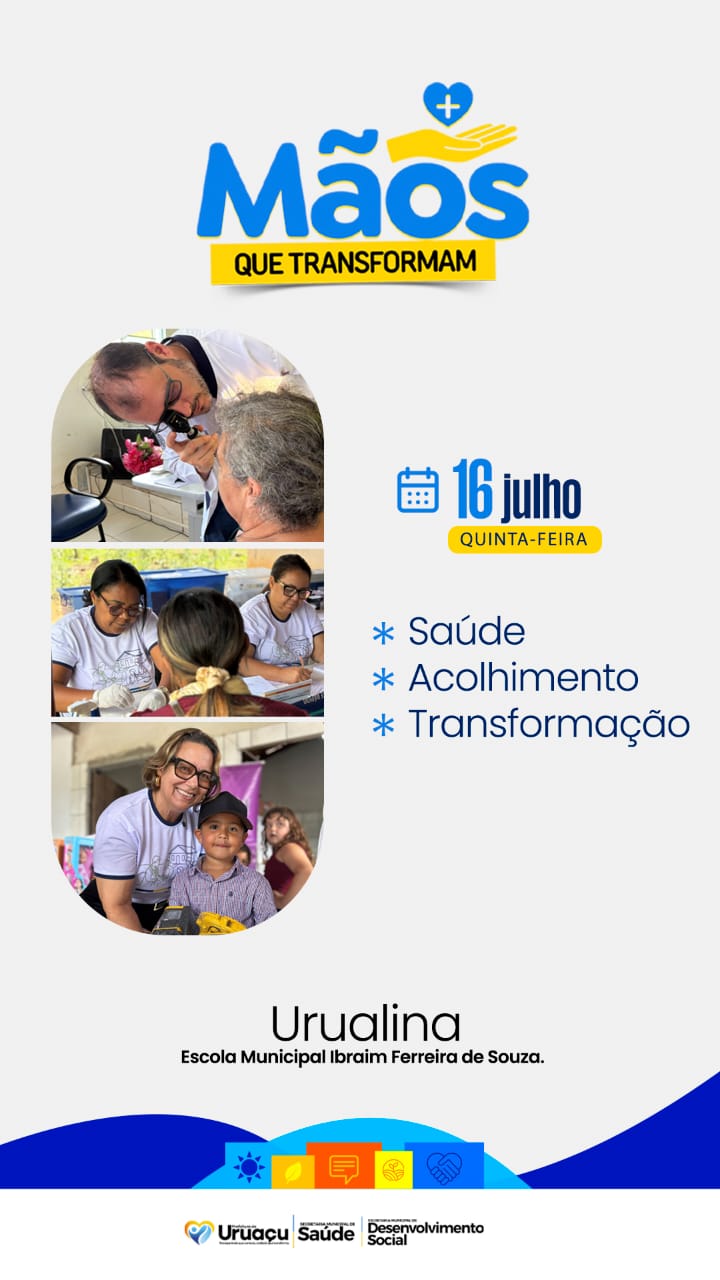 Mãos que transformam vidas chega ao distrito do Funil l nesta quinta-feira, 16