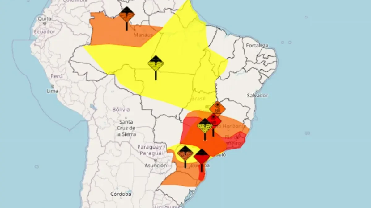 Alerta de calor extremo é prolongado para seis estados brasileiros; Uruaçu está entre eles