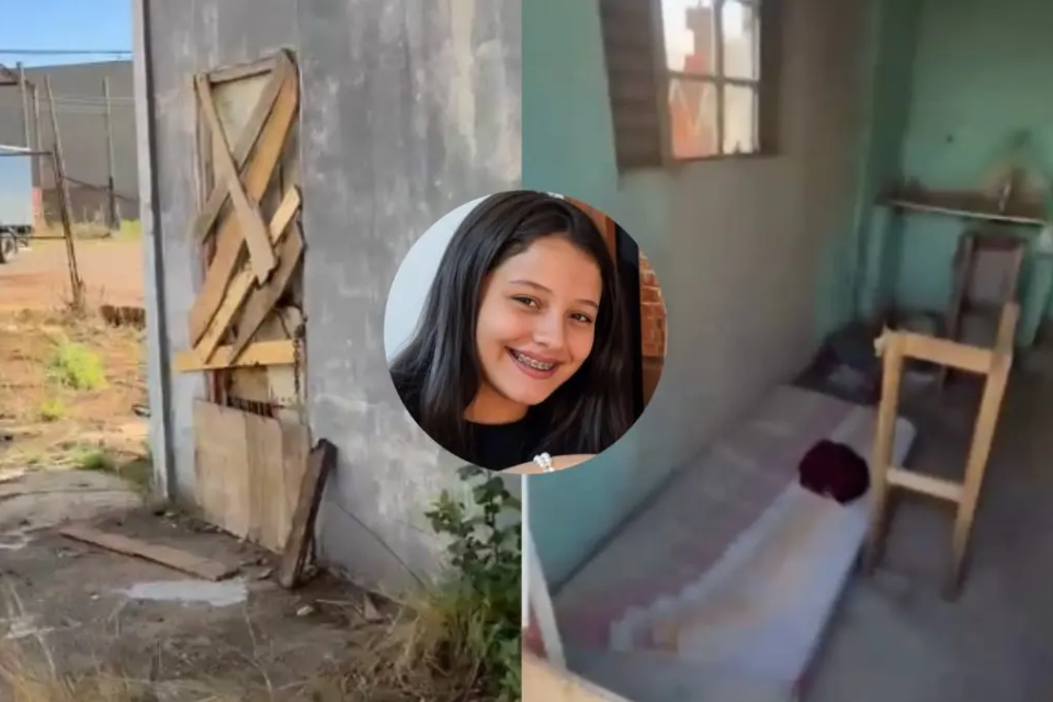 Veja casa em que Ana Clara, de 13 anos, foi presa pelo homem com quem planejou fugir