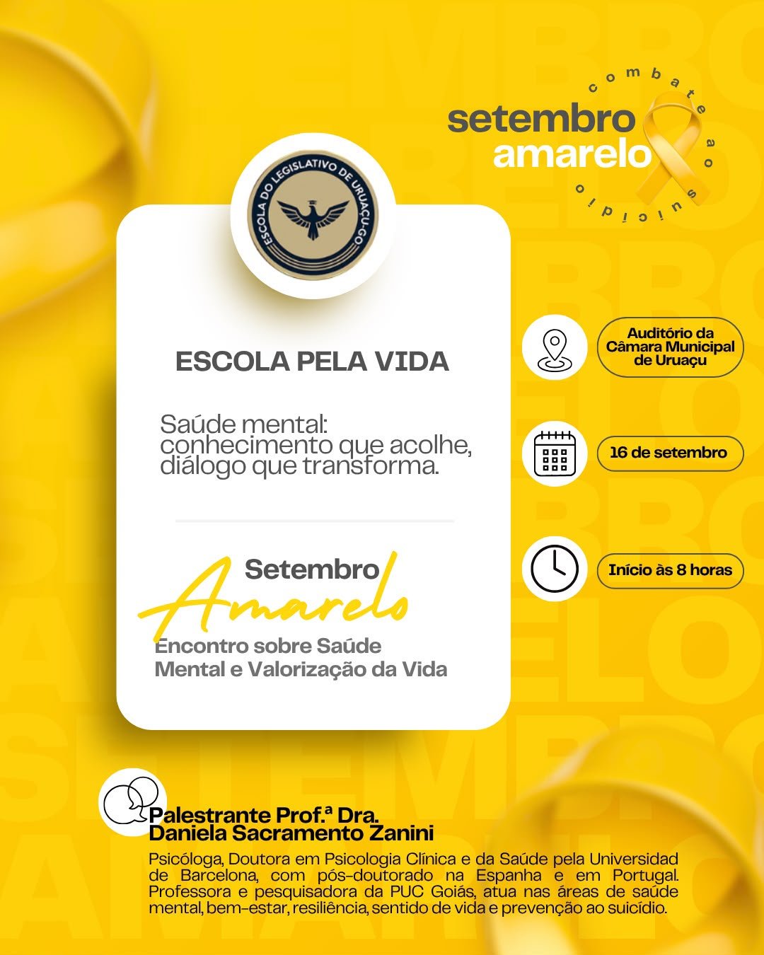 Setembro Amarelo 2026