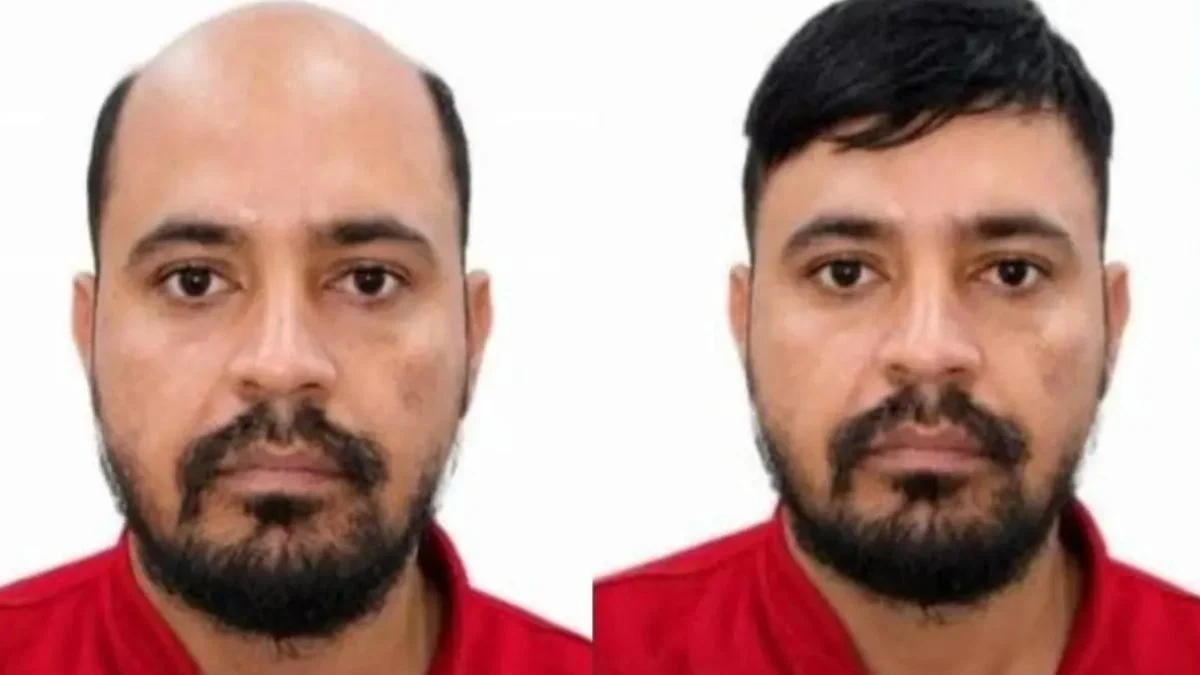 Como Jefferson usava prótese capilar, a família divulgou fotos dele com e sem cabelo para auxiliar nas buscas
