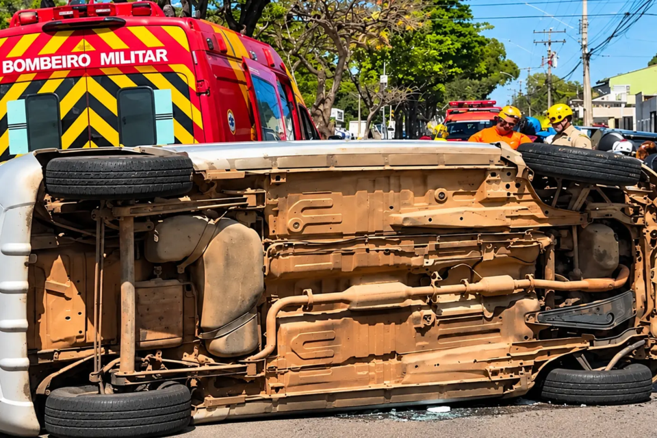 Menino arremessado de carro que tombou em Goiânia morre aos 2 anos