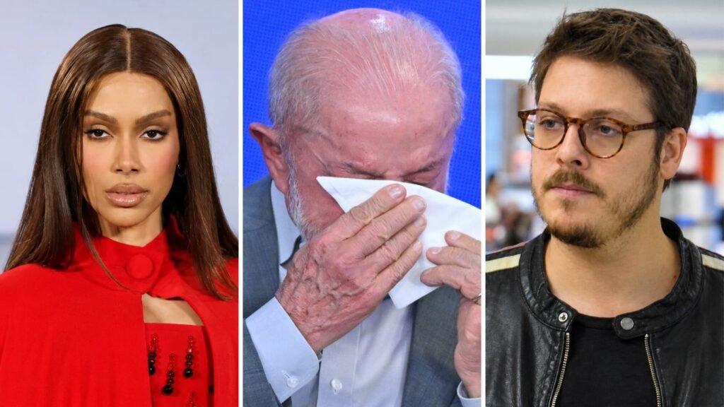 Anitta, Lula e Fábio Porchat