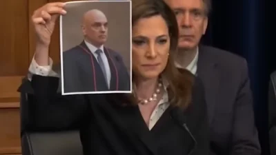 Deputada americana fez críticas a Alexandre de Moraes Foto: Reprodução/Print de Vídeo das Redes Sociais